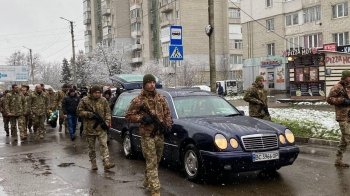 У Стрию прощались із загиблим на війні Андрієм Рибаком