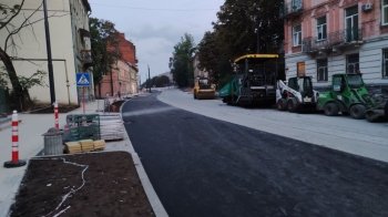 Ділянку вул. Шевченка ще ремонтують, її відкриють для проїзду 12 вересня