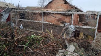 Росіяни вранці пошкодили чотири приватні будинки в Нікополі, фото Сергія Лисака