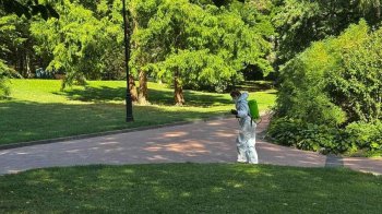 В одному з парків Львова перенесли обробку від кліщів