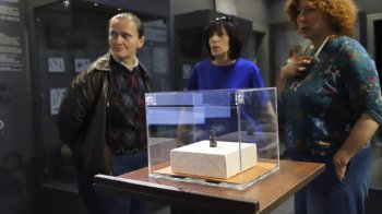 У Винниках показали бронзову фігурку віком близько 3 тисяч років