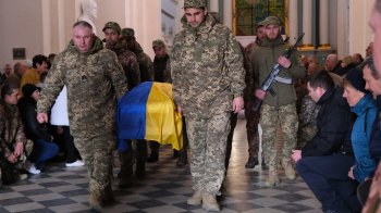 У Самборі попрощались із загиблим 30-річним Героєм