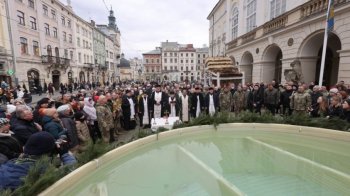 На Богоявлення у Львові військові капелани освятять воду на площі Ринок