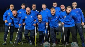 У Львові презентували футбольну команду військових з інвалідністю