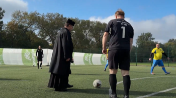 Десять команд священників УГКЦ зіграли у футбол у Дрогобичі