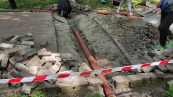 В одному із парків Львова переобладнують водостоки: для чого це роблять