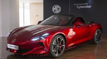 MG Cyberster: технічні характеристики, батарея, запас ходу та швидкість зарядки