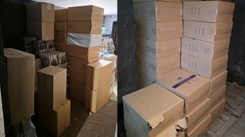 На Львівщині біля кордону виявили склад контрафактного алкоголю