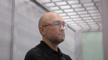 Колишній керівник Департаменту військово-технічної політики, розвитку озброєння та військової техніки Міноборони Олександр Лієв у залі суду 29 січня 2024, фото Олександра Магули / «Суспільного»