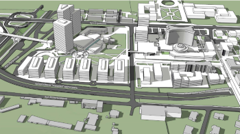 Візуалізація майбутньої забудови на вул. Козельницьій у Львові