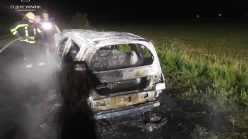 У Львівському районі під час руху загорівся автомобіль