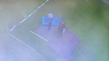 У Дрогобичі підлітки зруйнували майданчик дитсадка: все зафіксували камери спостереження