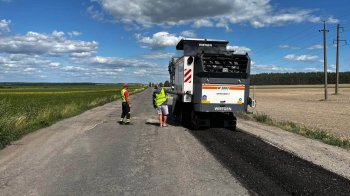 На Львівщині розпочали ремонт дороги, що проходить у двох громадах