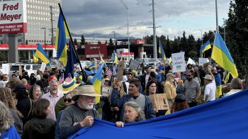 На Алясці відбувся проукраїнський мітинг