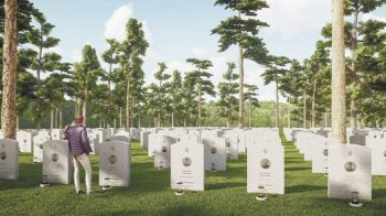 Національне військове меморіальне кладовище будують у Гатному Київської області