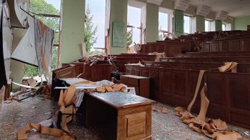 Росіяни влучили у виш у Харкові