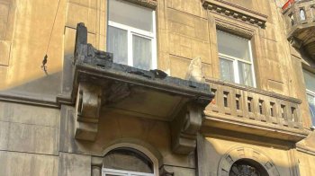 У Львові на вулиці Франка обвалилася частина балкону приватної квартири