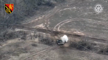 Знищення російського танку. Скриншот із відео