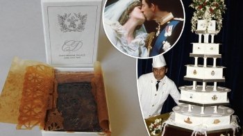 Десерту 41 рік: весільний торт Чарльза та Діани виставили на аукціон