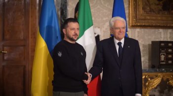 Зеленський зустрівся з президентом Італії в Римі (відео)