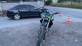 На Львівщині за добу у ДТП травмувалися три мотоциклісти: водії госпіталізовані