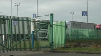 Вантажівки на польсько-білоруському кордоні, фото «Української правди»