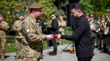 Президент нагородив майора з Львівщини орденом “За Мужність”
