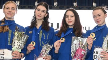 Львівські шпажистки здобули «золото» в командних змаганнях на Кубку світу в Італії