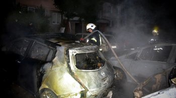 Фото пожежі на вулиці Хоткевича