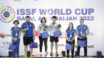 Спортсмени з Львівщини вибороли два призові місця в одній дисципліні на етапі Кубка світу з кульової стрільби