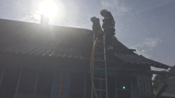 Пожежа на Самбірщині: горів цегляний житловий будинок