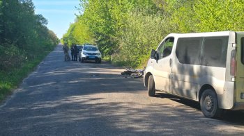П’яний мотоцикліст потрапив до лікарні через ДТП у Шептицькому районі