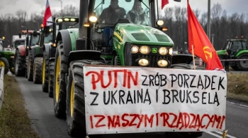 Польського фермера з плакатом про Путіна можуть ув’язнити на 5 років