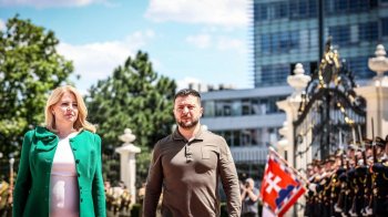 Зеленський зустрівся із президенткою Словаччини