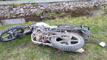 На Львівщині п’яний мотоцикліст наїхав на 13-річну велосипедистку 