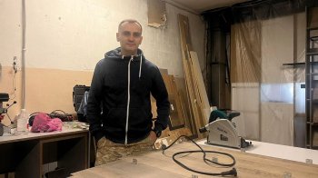 Ветеран при підтримці Львівської ОВА відновив меблевий цех