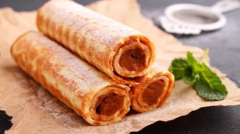 трубочки зі згущеним молоком