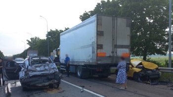 Місце аварії.