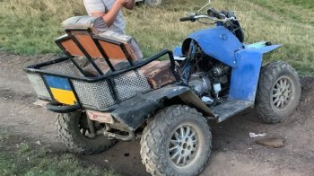 На Стрийщині в горах перекинулась сім’я на квадроциклі