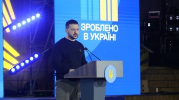 Володимир Зеленський під час заходу «Зроблено в Україні» розповів про розробку програми повернення частини грошей за купівлю українських товарів, фото «Укрінформу»