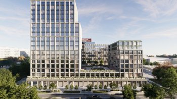 Новий комплекс у Львові на розі вулиць Наукова та Княгині Ольги. Візуалізація компанії archimatika