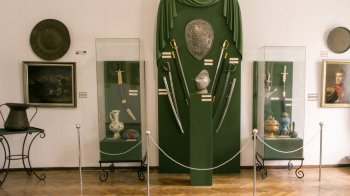 У музеї Дрогобича експонують лицарські обладунки з колекції графа Кароля Лянцкоронського