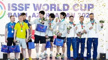 Спортсмени зі Львівщини повертаються додому з Кубка світу з кульової стрільби з медалями