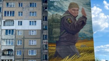 У Львові відкрили мурал на честь загиблого військовослужбовця Тараса Березюка