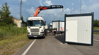 На пункті пропуску "Краковець — Корчова" облаштовують тимчасовий термінал для оформлення машин