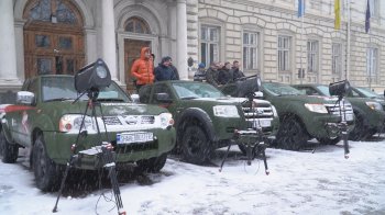 ІТ Кластер передав ПвК «Захід» п’ять автомобілів для повітряної оборони Львівщини