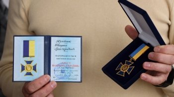 Загиблого на війні захисника зі Львівщини посмертно нагородили медаллю «Хрест Патріота України»