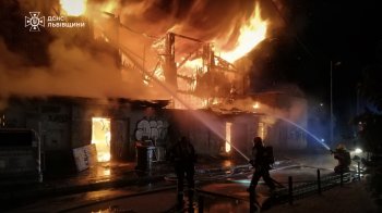 У Львові згорів кінотеатр "Дзвін" на вулиці Шептицьких