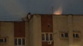 У Львові на даху дев’ятиповерхівки горіла ліфтова шахта