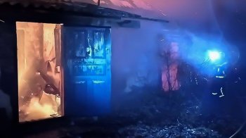 Внаслідок пожежі в цегляному будинку в Шептицькому районі постраждав 56-річний чоловік